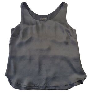 Donna Karan New York Black Double layer Silky Camisole Blouse size S
